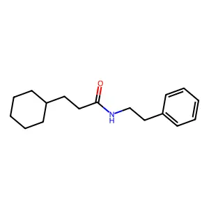 3-cyclohexyl-N-(2-phenylethyl)propanamide structure