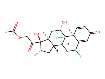 Flumethasone acetate structure