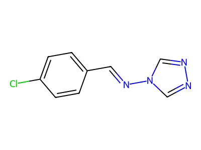 1,2,4-Triazole, 4-(4-chlorobenzylidenamino)- structure
