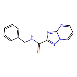 N-benzyl-[1,2,4]triazolo[1,5-a]pyrimidine-2-carboxamide structure