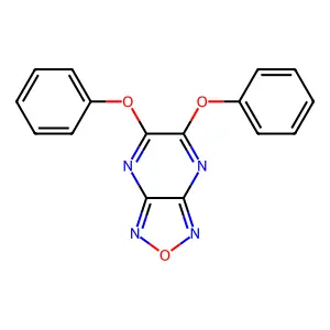 5,6-Diphenoxy-[1,2,5]oxadiazolo[3,4-b]pyrazine structure