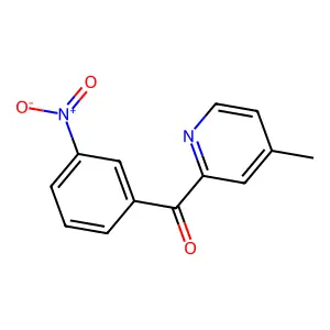 4-Methyl-2-(3-nitrobenzoyl)pyridine structure