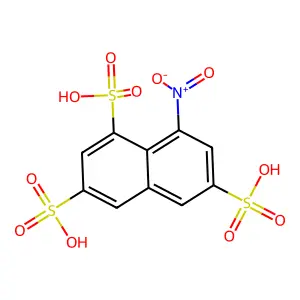 1,3,6-萘三磺酸，8-硝基- structure