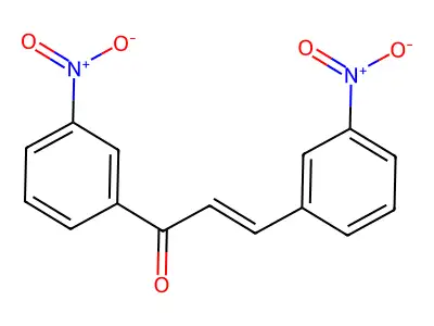 3,3'-Dinitrochalcone structure