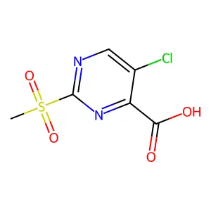 5-Chloro-2-methanesulfonylpyrimidine-4-carboxylic acid structure