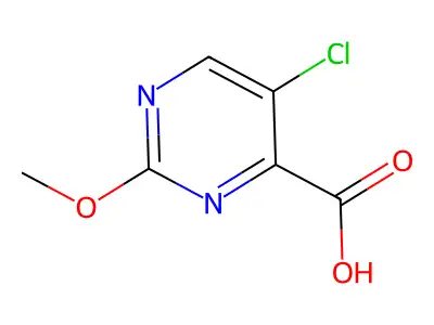 5-Chloro-2-methoxypyrimidine-4-carboxylic acid structure