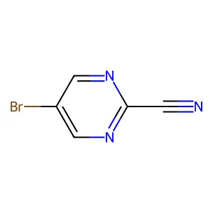 5-Bromopyrimidine-2-carbonitrile structure