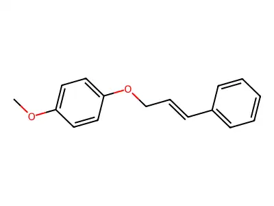 1-Methoxy-4-(3-phenylprop-2-enoxy)benzene structure