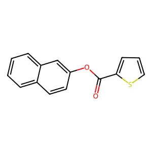 Naphthalen-2-yl thiophene-2-carboxylate structure