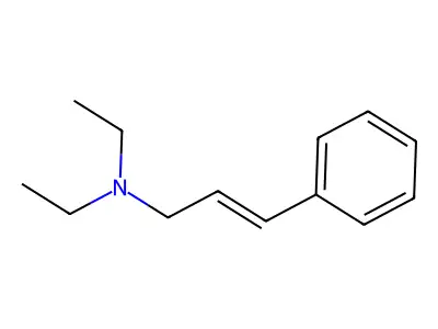 Diethylaminomethylstyrene structure