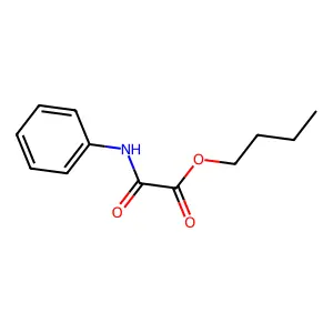 Butyl 2-anilino-2-oxoacetate structure