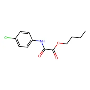 Butyl 2-((4-chlorophenyl)amino)-2-oxoacetate structure