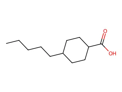 4-戊基环己烷甲酸 structure