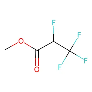 Methyl 2,3,3,3-tetrafluoropropanoate structure