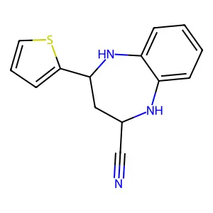 1-Butanone, 4-piperidino-1-(2-thiazolyl)-, hydrobromide structure