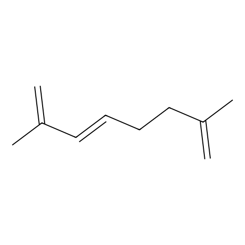 2,7-Dimethyl-1,3,7-octatriene structure