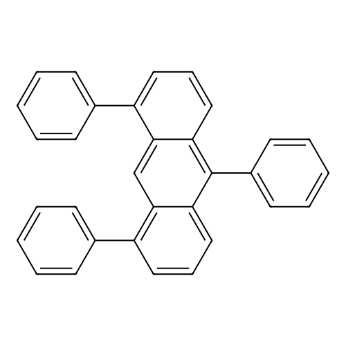 1,8,10-Triphenylanthracene structure