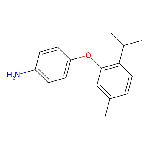 4-(2-Isopropyl-5-methylphenoxy)aniline structure