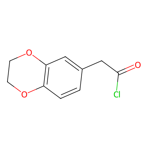 (2,3-Dihydro-benzo(1,4)dioxin-6-yl)-acetyl chloride structure