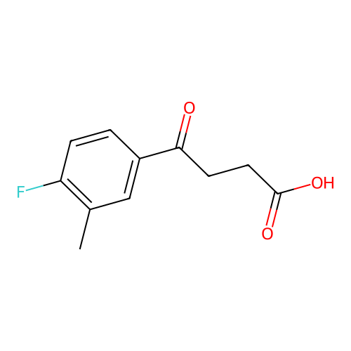 4-(4-Fluoro-3-methylphenyl)-4-oxobutanoic acid structure