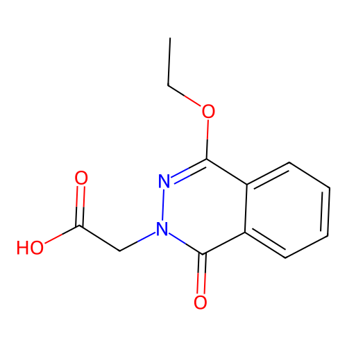 (4-Ethoxy-1-oxo-1H-phthalazin-2-yl)-acetic acid structure