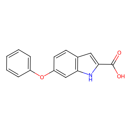 6-phenoxy-1H-indole-2-carboxylic acid structure
