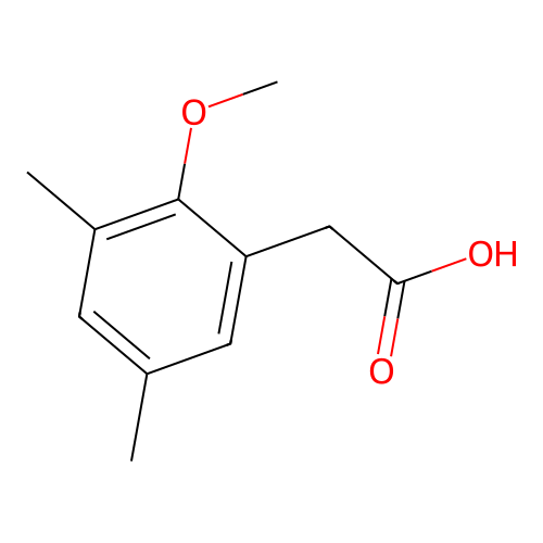 2-(2-Methoxy-3,5-dimethylphenyl)acetic acid structure