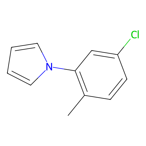 1-(5-Chloro-2-methylphenyl)pyrrole structure