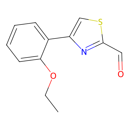 4-(2-Ethoxyphenyl)-1,3-thiazole-2-carbaldehyde structure