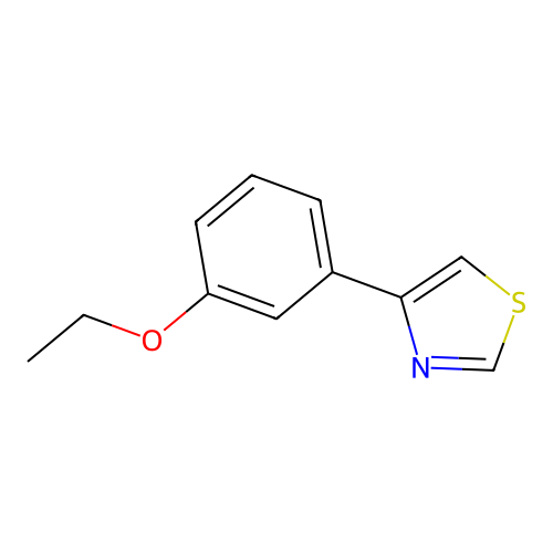 4-(3-Ethoxyphenyl)-1,3-thiazole structure
