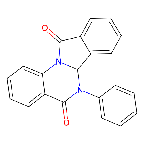 6-Phenyl-6,6a-dihydroisoindolo[2,1-a]quinazoline-5,11-dione structure
