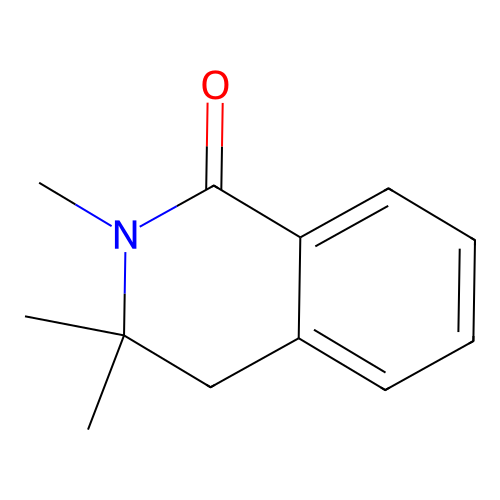 2,3,3-Trimethyl-2,3,4-trihydroisoquinolin-1-one structure