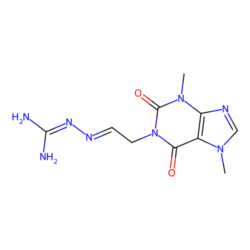C10H14N8O2 structure