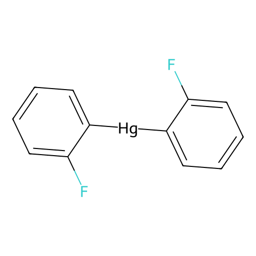 Bis(2-fluorophenyl)mercury structure