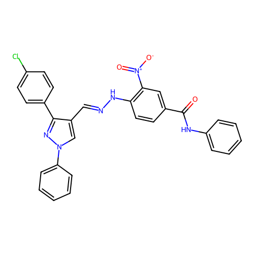 C29H21ClN6O3 structure