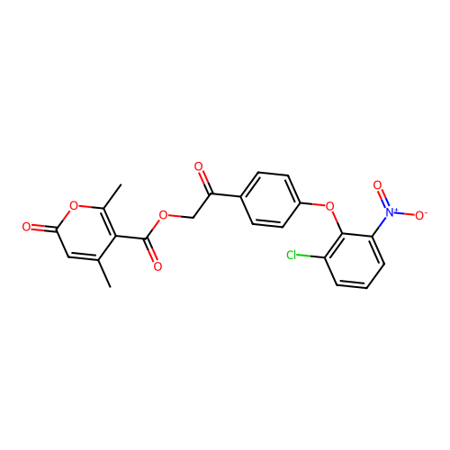 C22H16ClNO8 structure