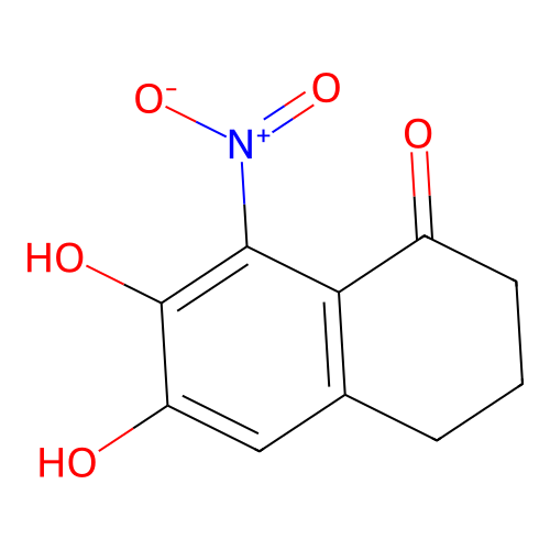1(2H)-Naphthalenone, 3,4-dihydro-6,7-dihydroxy-8-nitro- structure