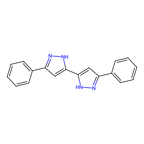 3-Phenyl-5-(5-phenyl-1h-pyrazol-3-yl)-1h-pyrazole structure