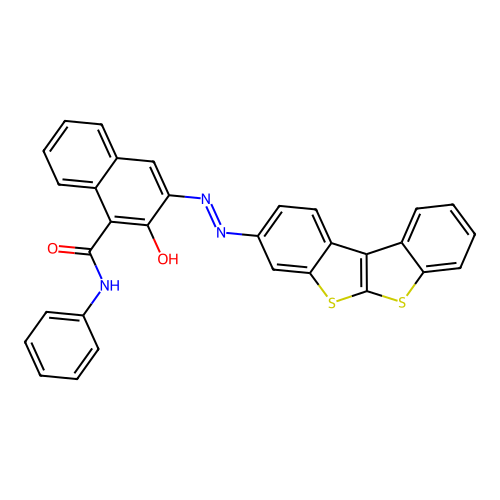 C31H19N3O2S2 structure