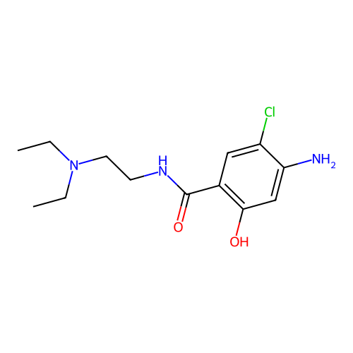 o-Desmethyl metoclopramide structure