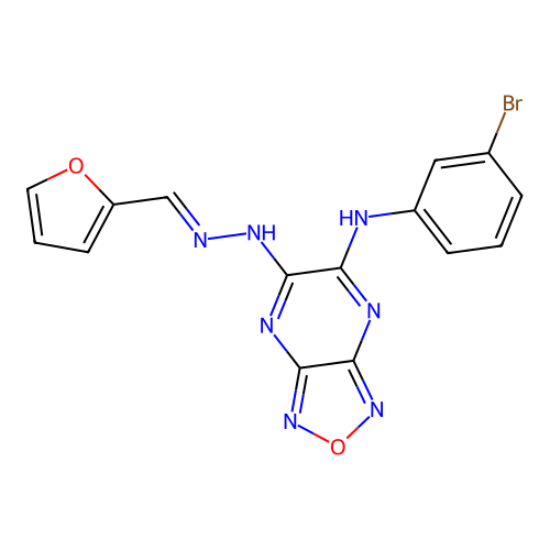 C15H10BrN7O2 structure
