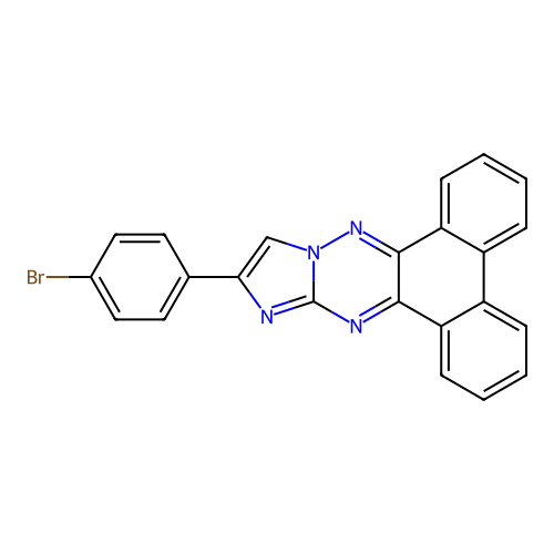 11-(4-Bromophenyl)imidazo[1,2-b]phenanthro[9,10-e][1,2,4]triazine structure