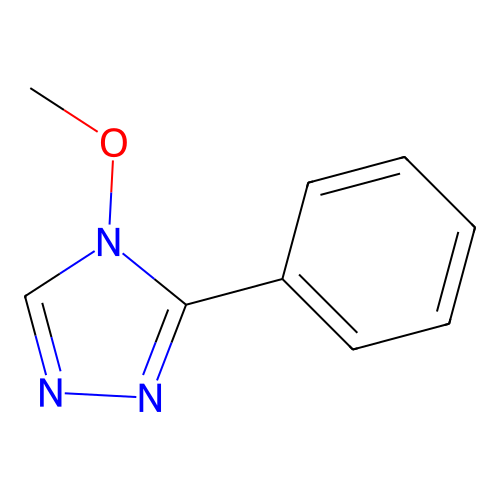4-methoxy-3-phenyl-4H-1,2,4-triazole structure