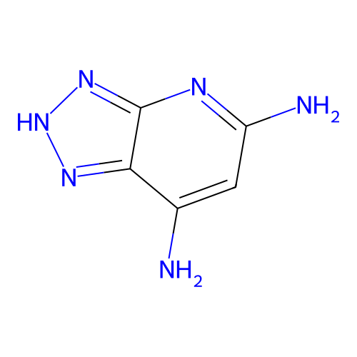 3H-1,2,3-Triazolo[4,5-b]pyridine-5,7-diamine structure