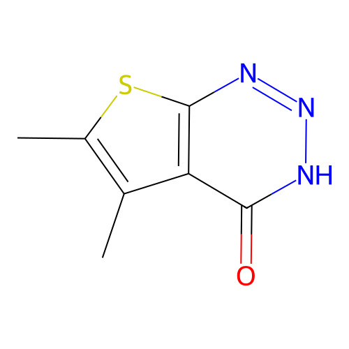 5,6-dimethyl-3H,4H-thieno[2,3-d][1,2,3]triazin-4-one structure