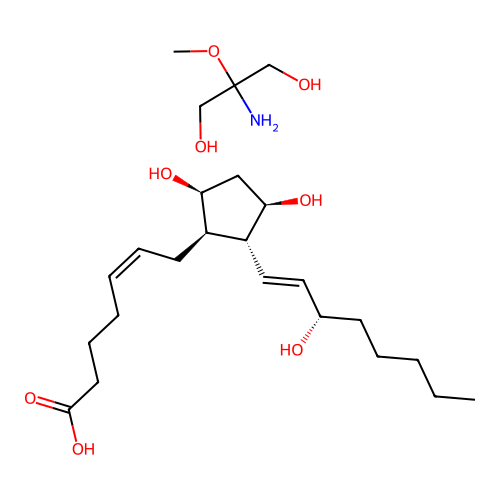 Dinoprost trometamol structure