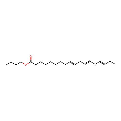 Butyl 9,12,15-octadecatrienoate structure