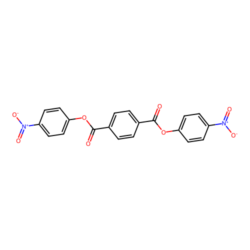 1,4-Benzenedicarboxylic acid, bis(4-nitrophenyl) ester structure