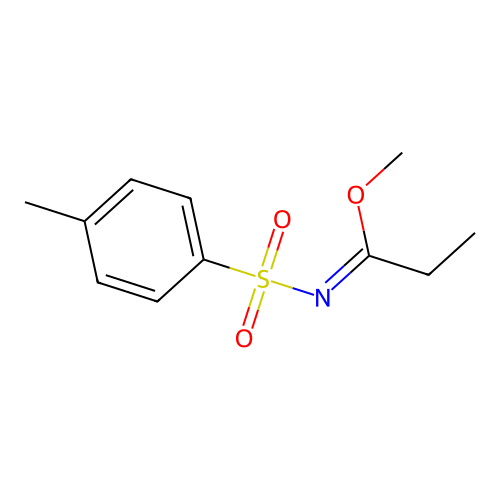 methyl N-(4-methylphenyl)sulfonylpropanimidate structure
