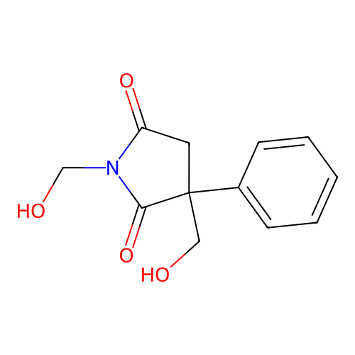 1,3-Bis(hydroxymethyl)-3-phenylpyrrolidine-2,5-dione structure